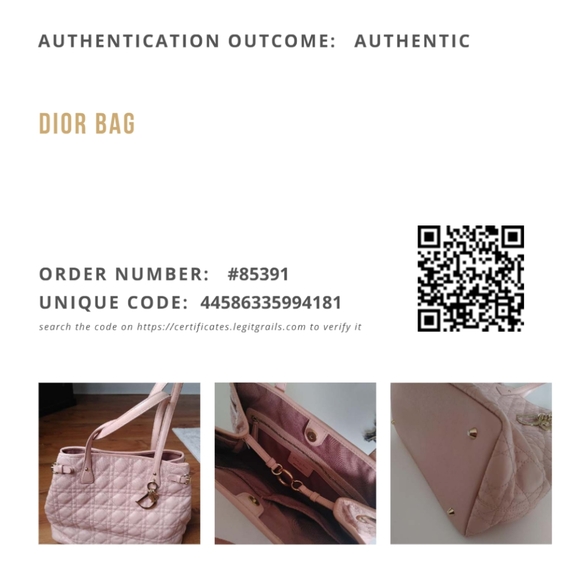 Dior Pink Quilted Cannage Panarea Tote / Bag - Picture 14 of 14